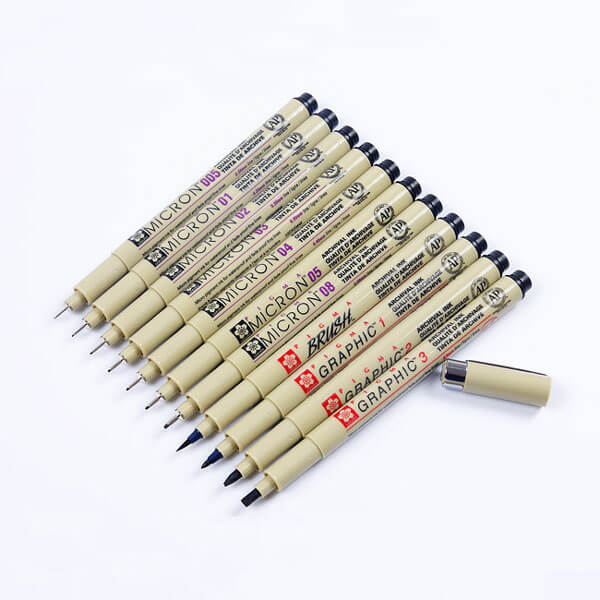 Sakura Pigma and Brush Colored Pen / Set — A Lot Mall