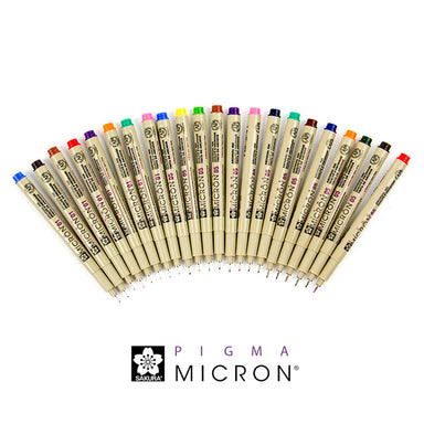 Set Sakura Pigma Micron - 8 Tiralíneas Colores (Punta 005).