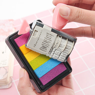 Rainbow Colorful Stamp Ink Pad — A Lot Mall