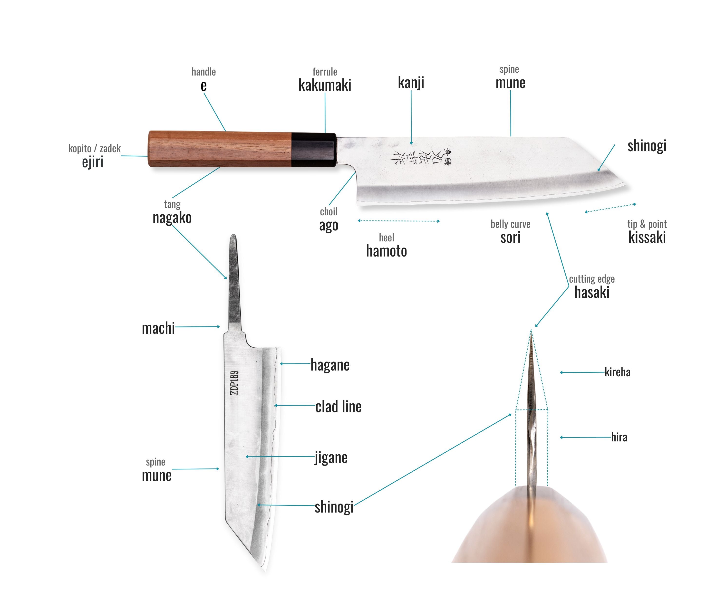 The anatomy of a knife