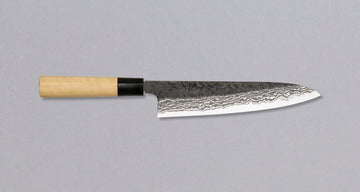 Hinokuni Santoku Shirogami #1 210mm (8.3) – SharpEdge