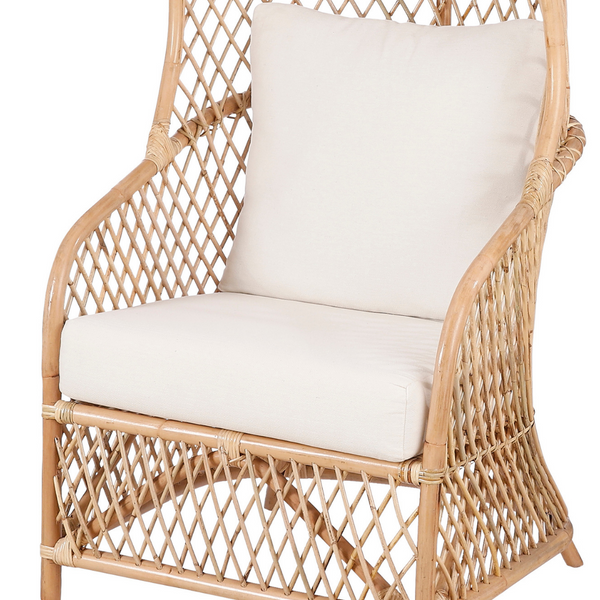 rattan lounge chair