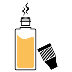 Evaporation of volatile components in e-liquid