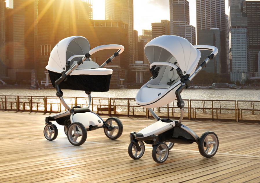 mima stroller white