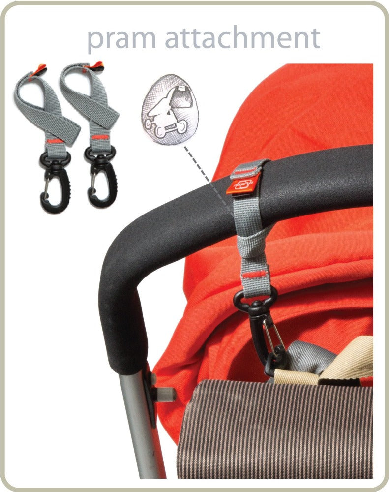 stroller harness clips