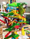 Birds love Wooden Pterodactyl Parrot Toy