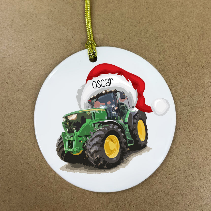 john deere santa hat