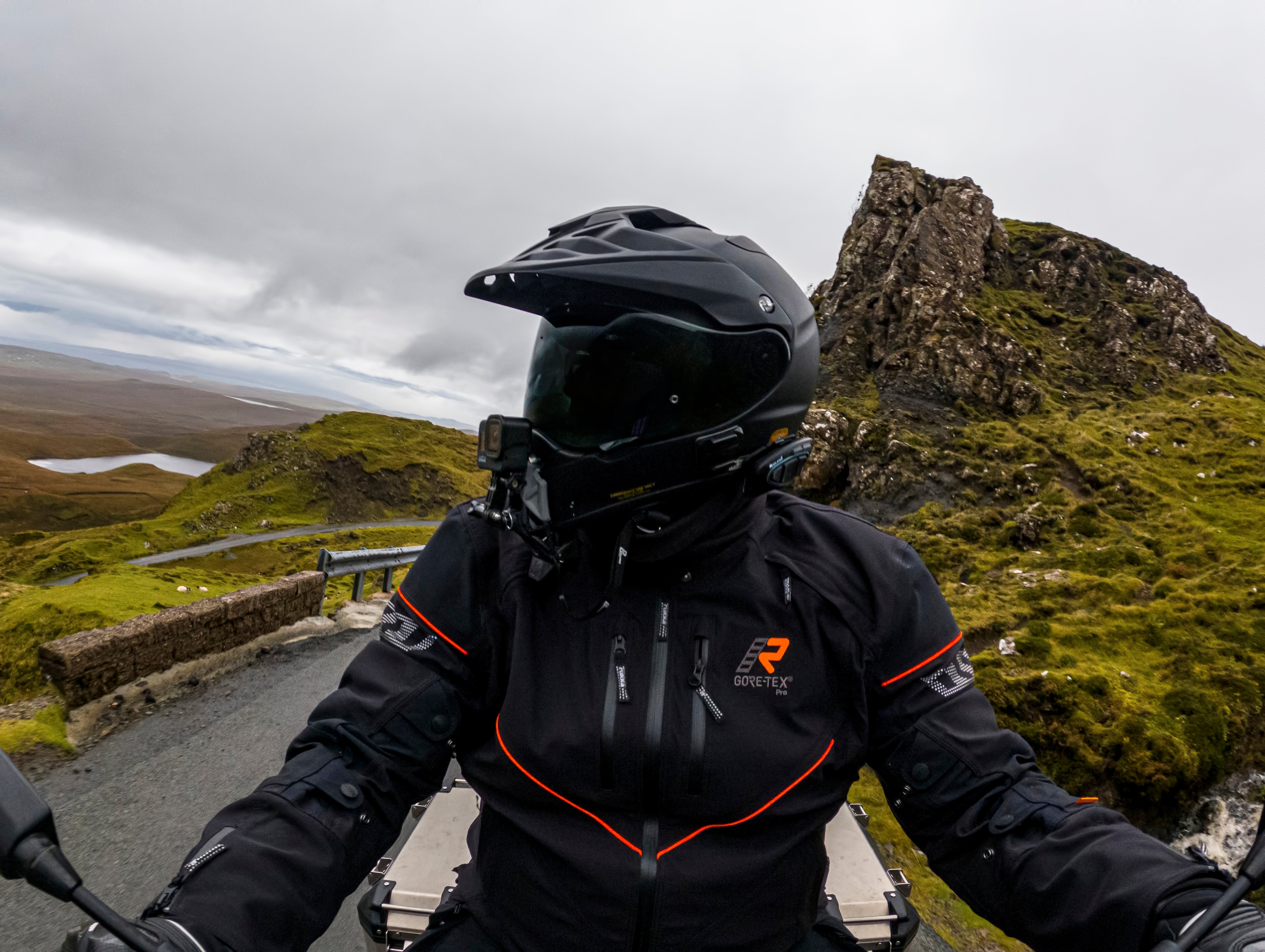 Riding Through Scotland Over Isle of Skye