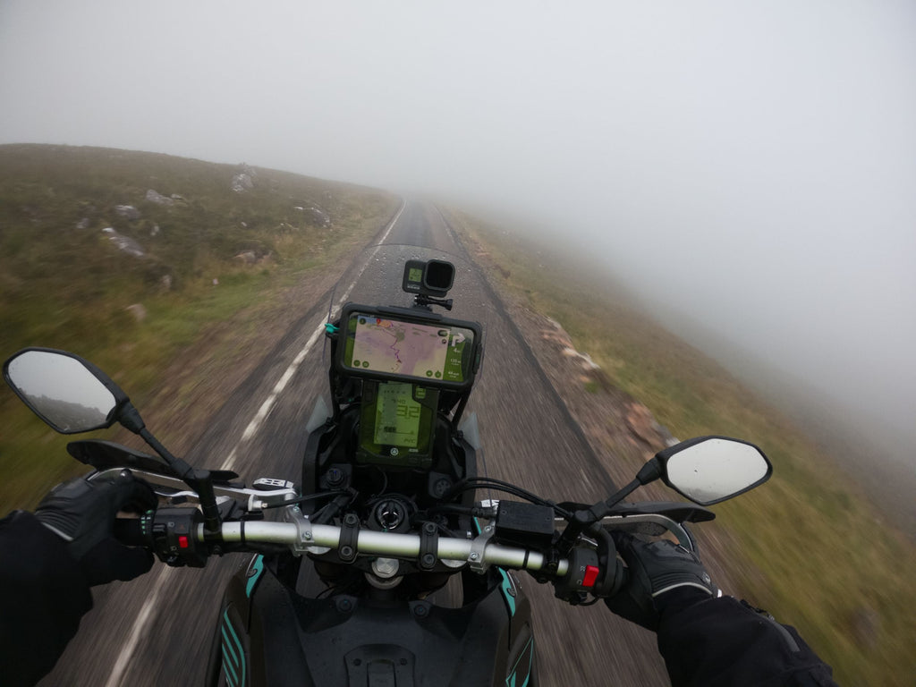 Descending down toward Applecross on the NC500