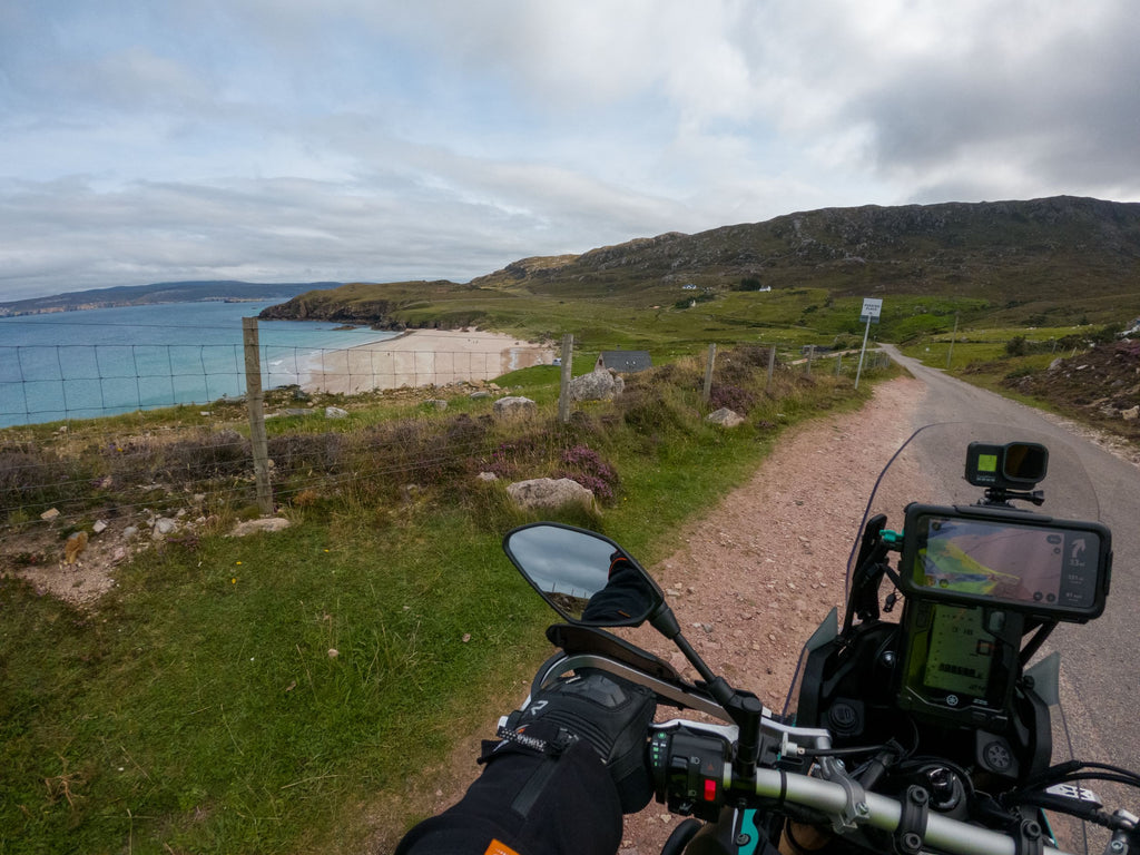 The beautiful beaches of Durness heading over the top to John O Groats