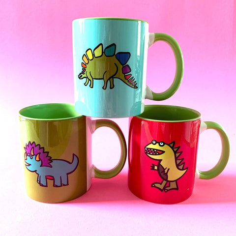 Get the party crafted Dinosaur Mug