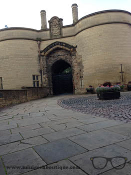 The castle gate of Nottingham Castle, Nottingham, UK