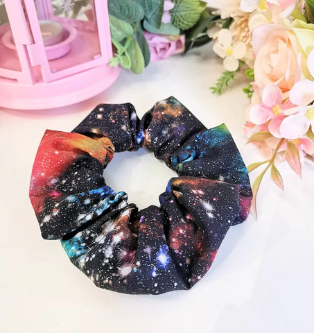 Galaxy Hair Scrunchie by Table top Crafter