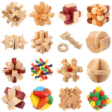 Many Unique 3D Wooden Puzzles