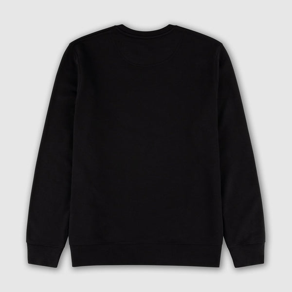 WHITE ON BLACK PUFF PRINT SWEATSHIRT | Bicep UK