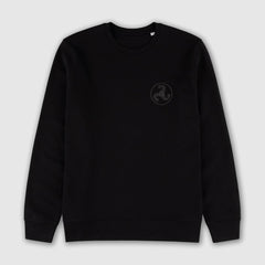 BLACK ON BLACK PUFF PRINT SWEATSHIRT | Bicep UK