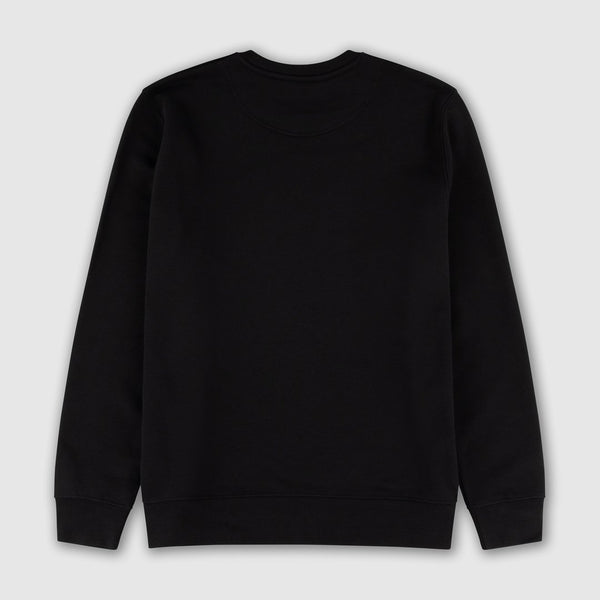 BLACK ON BLACK PUFF PRINT SWEATSHIRT | Bicep UK