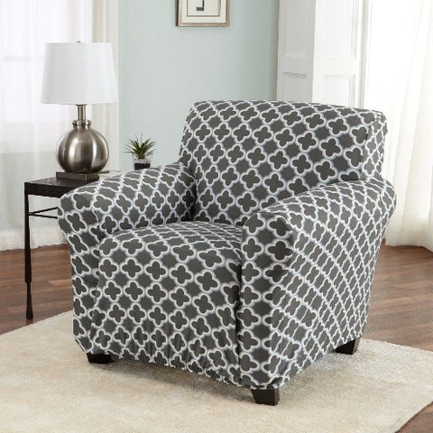 Great Bay Home Breanna Collection strapless twill slipcover 