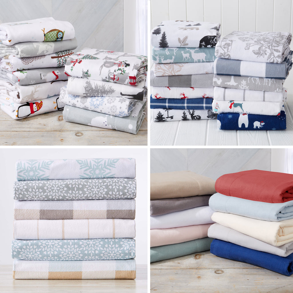 Great Bay Home Flannel Sheet Sets