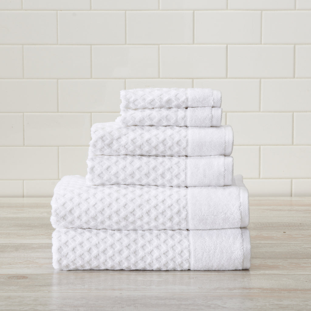 White Bath Towel Hand Towel Washcloth