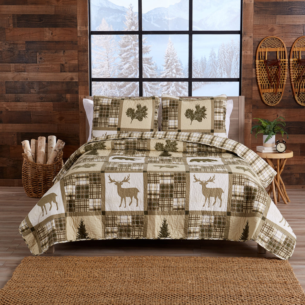 Stonehurst Lodge Cabin Quilt Set