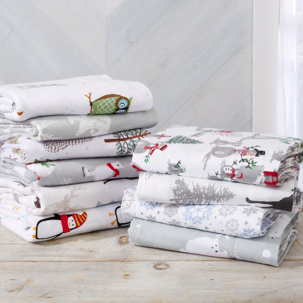 100% Turkish Cotton Flannel Sheets (Stratton Collection)