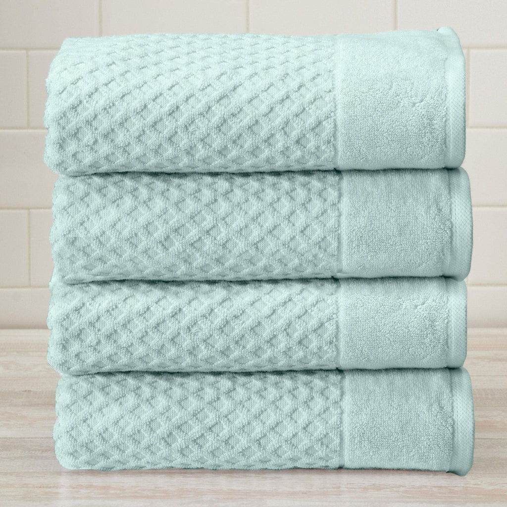 KAF Home Canopy Lane 6-Piece Bath Towel Set Light Gray 