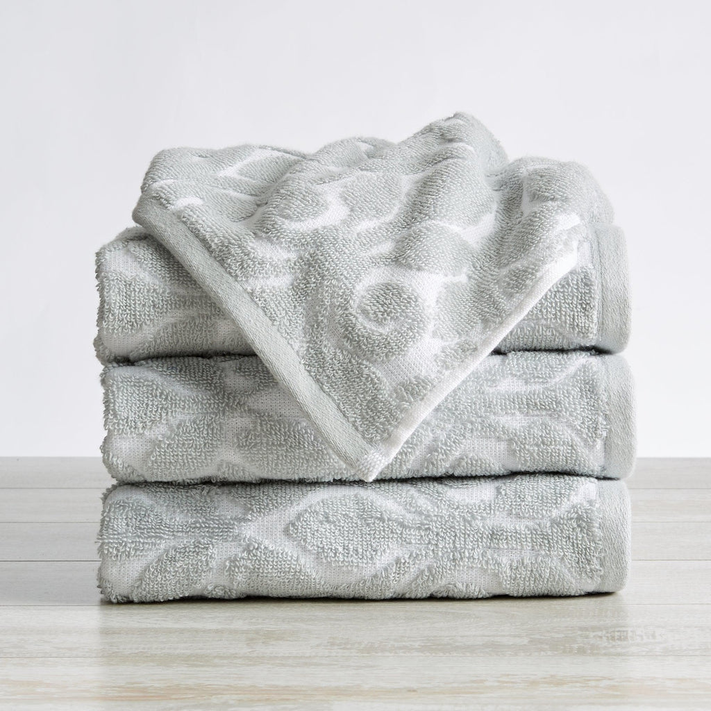  100% Cotton Ribbed Terry Bathroom Towels. Absorbent Quick-Dry  Plush Bath Towels. Rori Collection (Bath Towel (2-Pack), Light Grey) : Home  & Kitchen