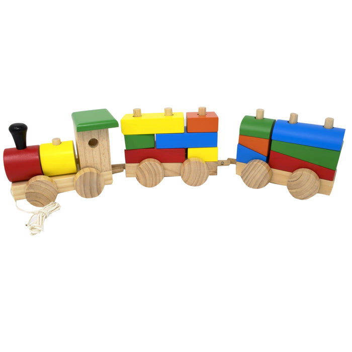 elc wooden stacking train