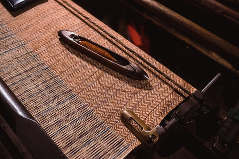 weaving tartan tweed