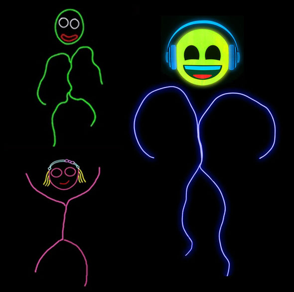 glow stick man