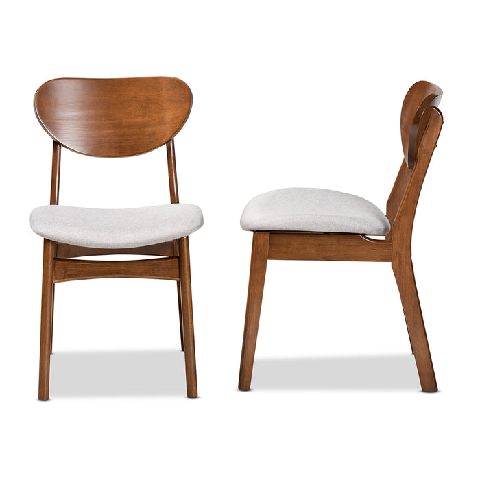 Katya Mid-Century (Set of 2) Wood Dining Chair
