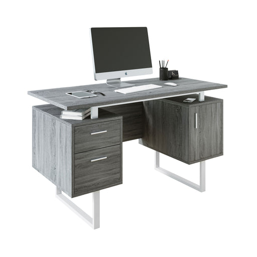 Techni Mobili 3-Drawer Computer Desk in Wenge