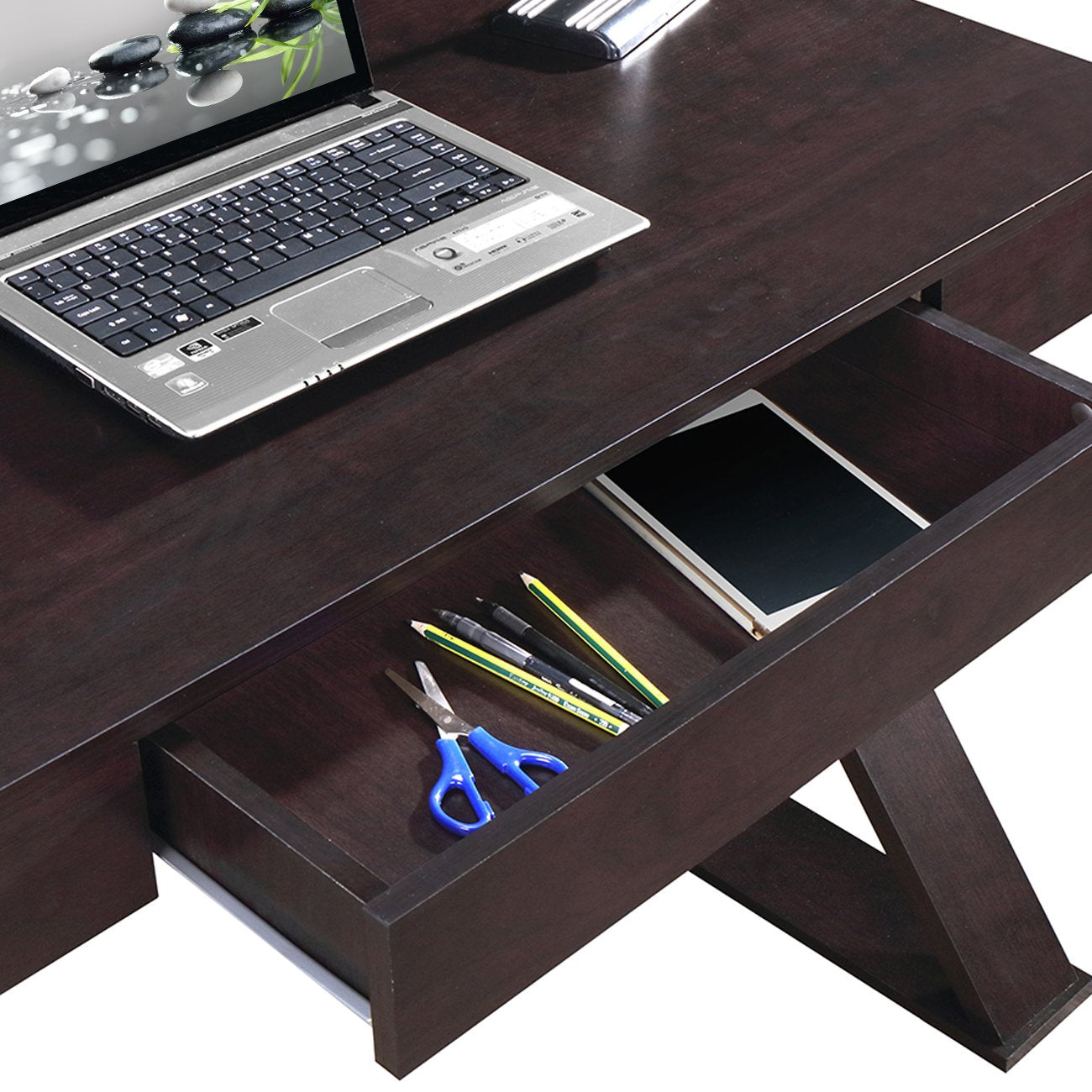 Techni Mobili Trendy Writing Desk With Drawer Shopango Com