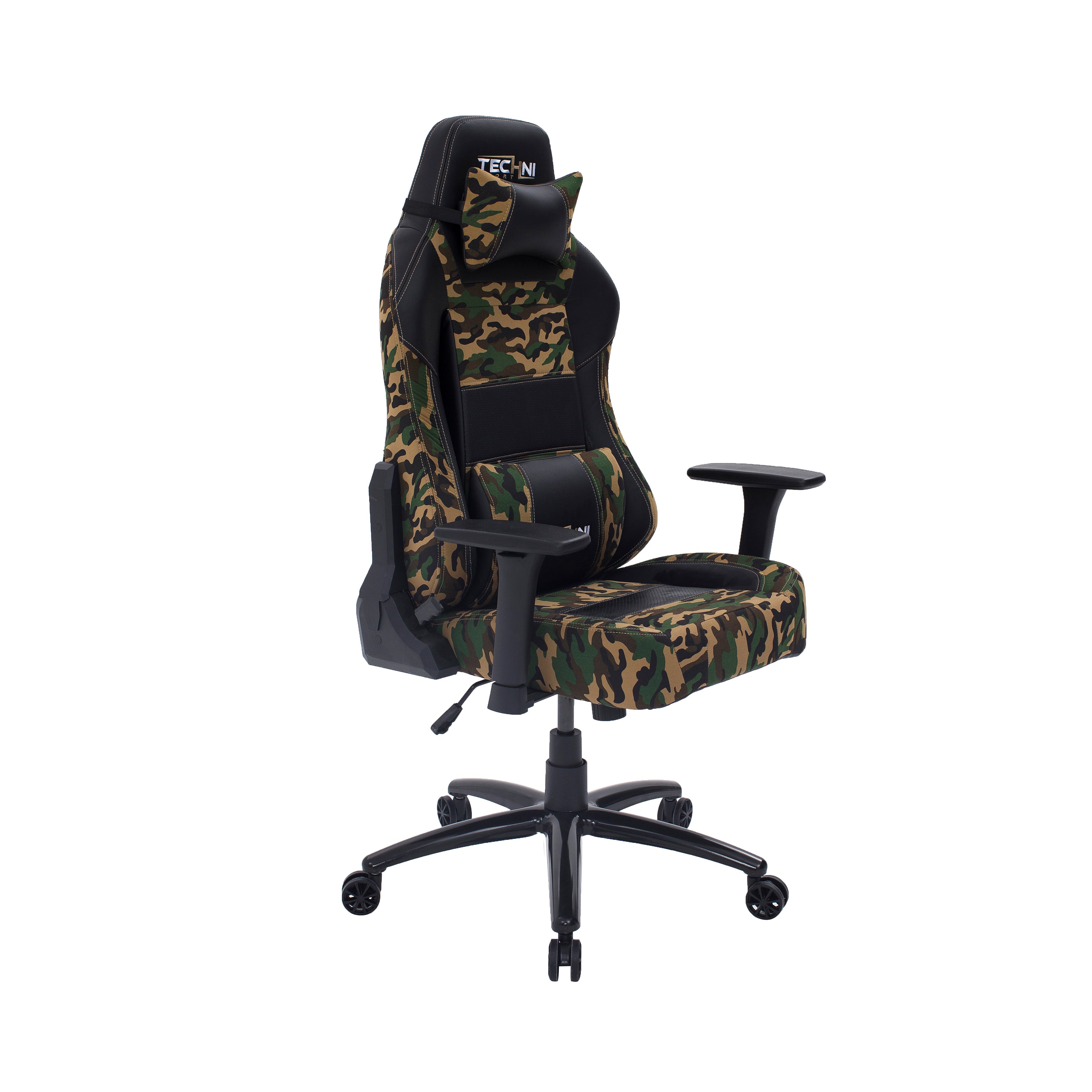 Techni Sport Ts 60 Camouflage Racer Style Video Gaming Chair