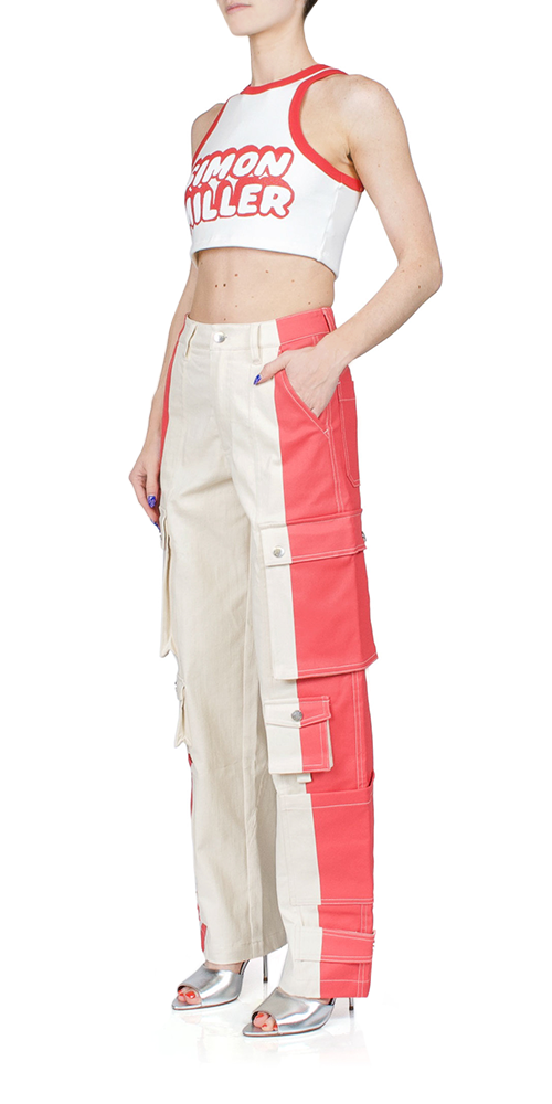 Sandy Liang Women's Tifosi Camo Cargo Pants