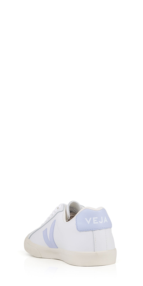 Shop Veja Esplar Leather Sneakers White Swan