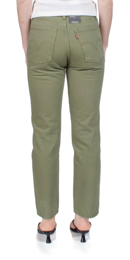 Shop Levi's Wedgie Straight Jeans Green