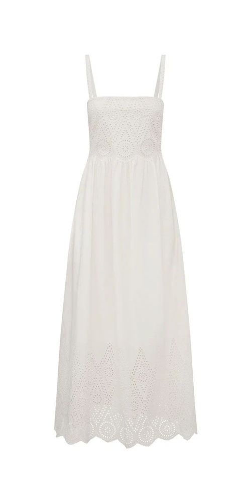 Shop Posse Louisa Dress Vintage White