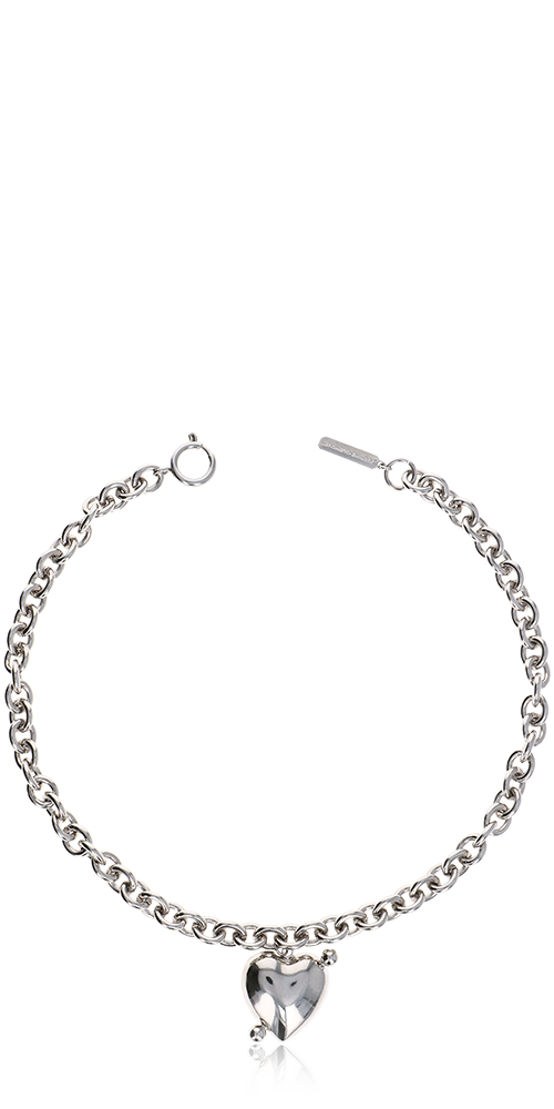 Tuza Nike Swoosh Charm Necklace - Silver