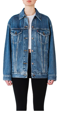 levi's baggy trucker denim jacket