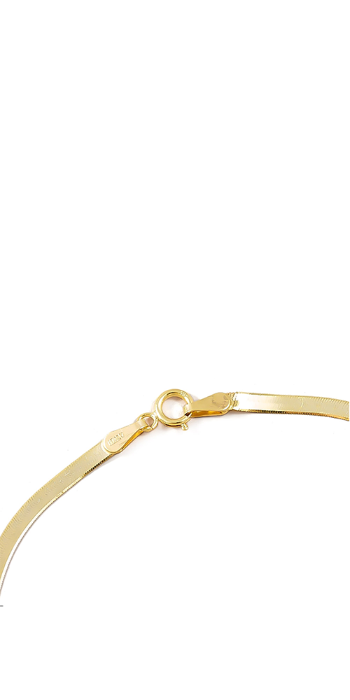 Gold Herringbone Bracelet