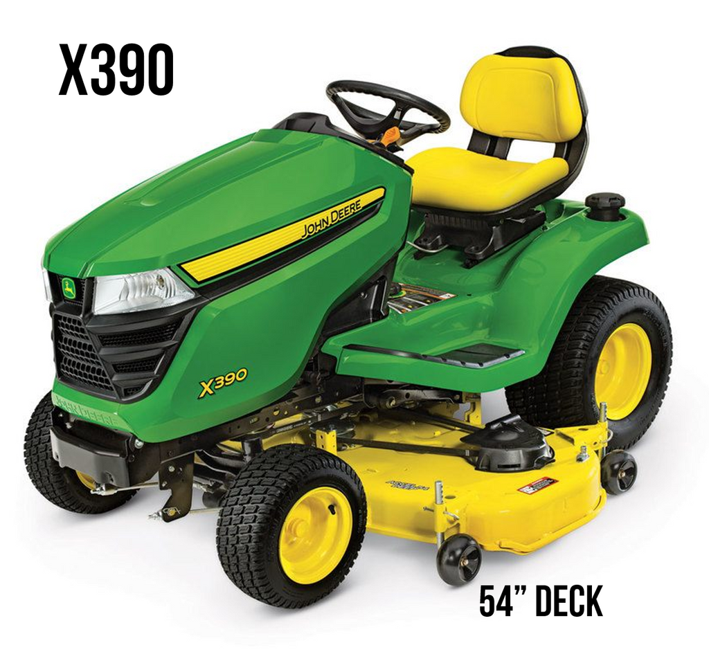 X390 Lawn Tractor 54 In Deck Greenway Equipment