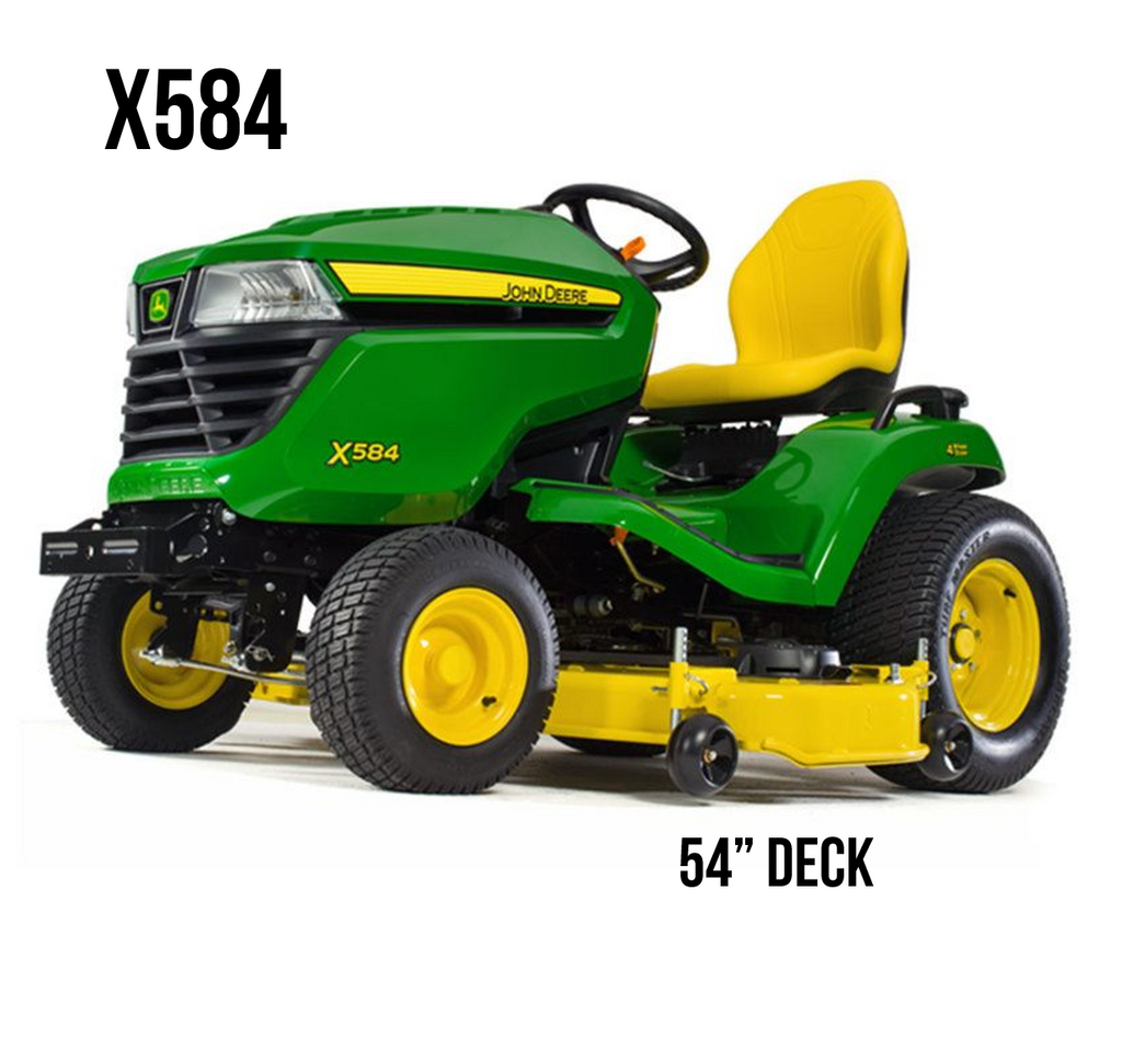 X584 Multi Terrain Lawn Tractor 54 Inch Deck Greenway Equipment
