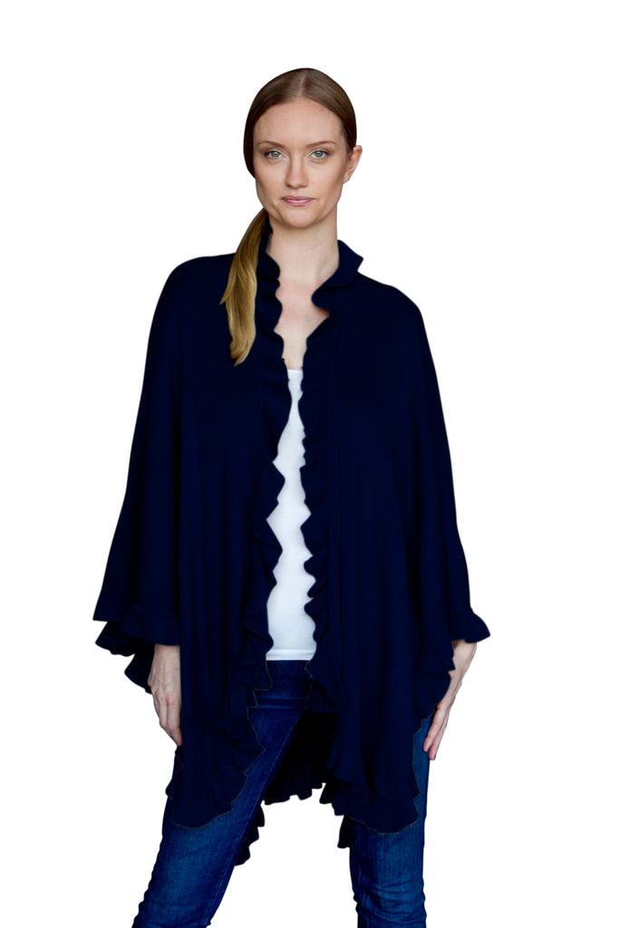 navy blue shawl