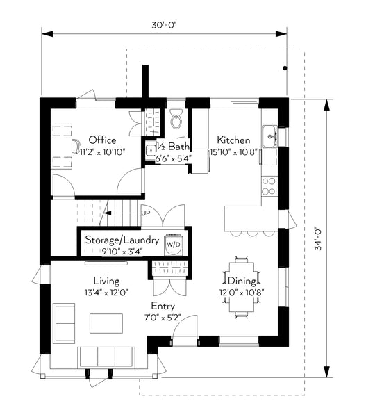 4 Bedroom House Passive Home Story and a Half