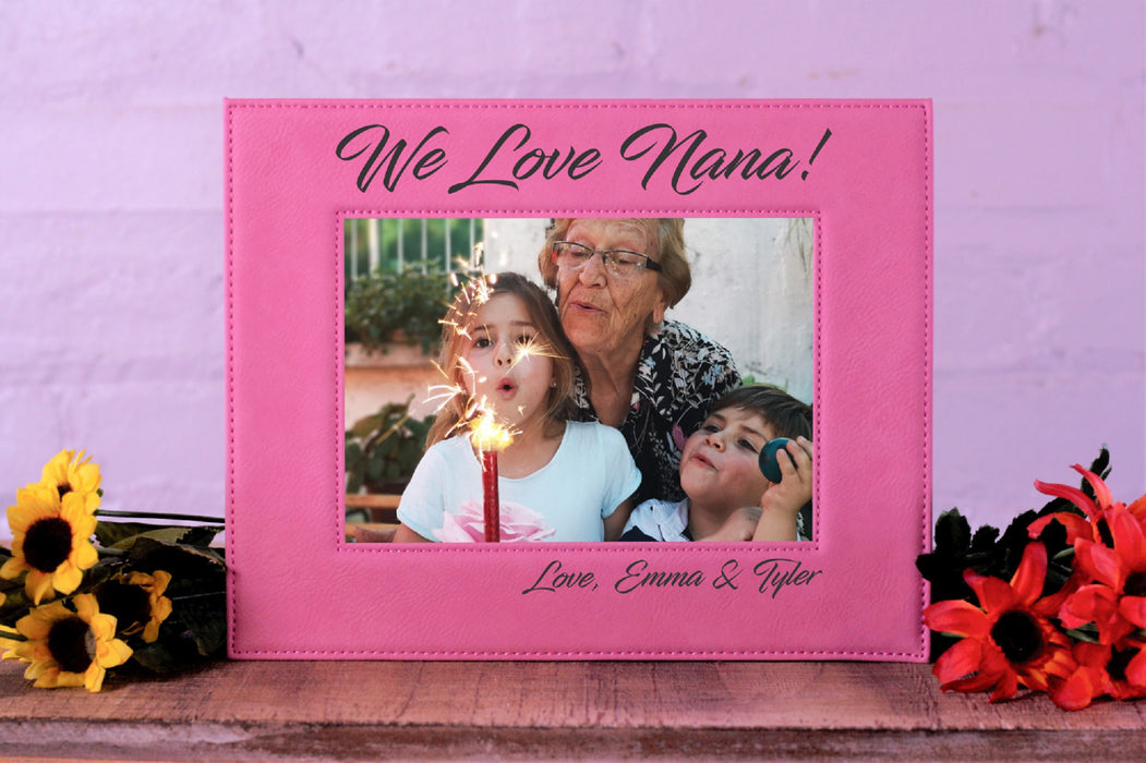 Love Nana | Leatherette Picture Frame