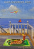 Lunch at Nags Head oil painting by Chester Martin