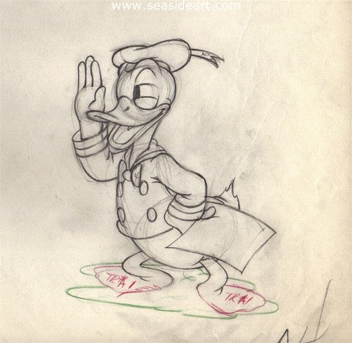 Louis Vuitton Disney Inspired printable graphic art Donald Duck & Dona