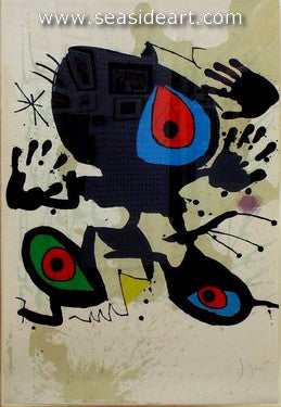 Hommage a Miro by Joan Miró - Seaside Art Gallery